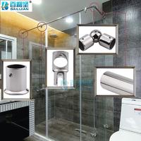 百利坚（BAILIJIAN）Shower room Accessories Bathroom Lever Connectors Glass Suspension Clamp Universal Clamps For Bathroom Corners