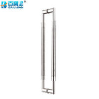 百利坚（BAILIJIAN）Glass Door Handle Door Knob Stainless Steel Door Handle Mirror Finish Door Handle